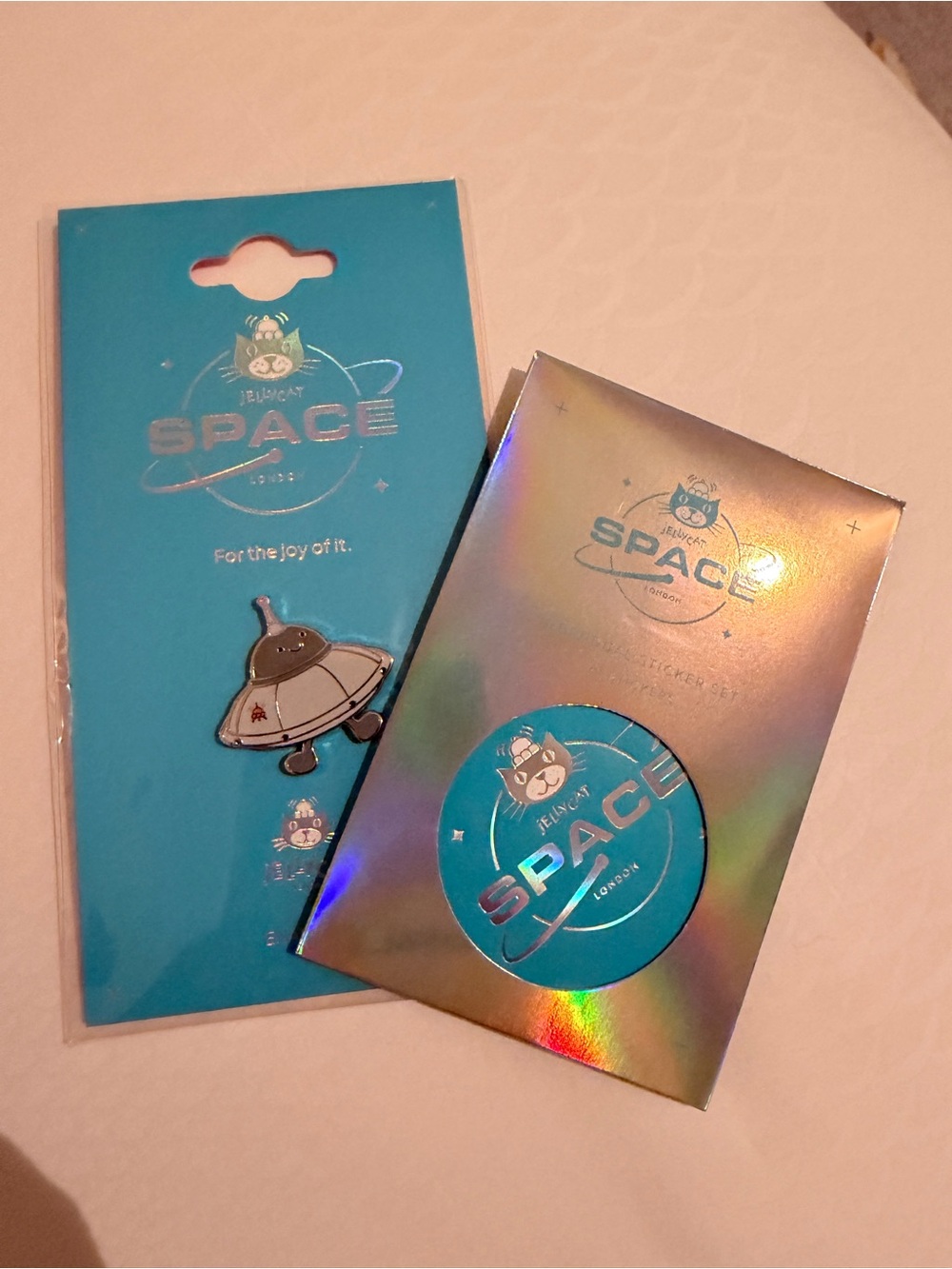 Jellycat Space Pin and Sticker set